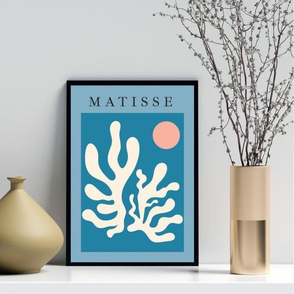 Quadro Arte Matisse - Under The Sea 24X18Cm
