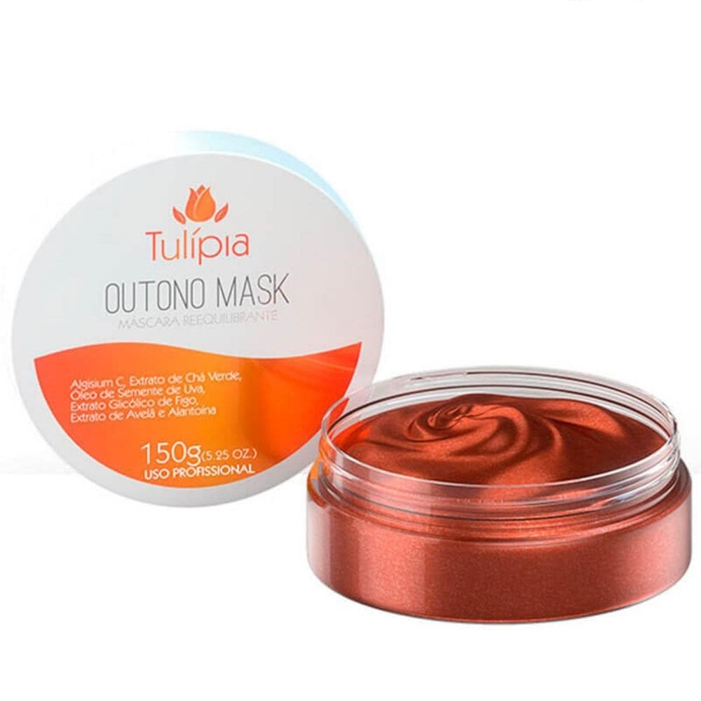 Máscara facial outono mask 150g tulípia hidratação anti ruga