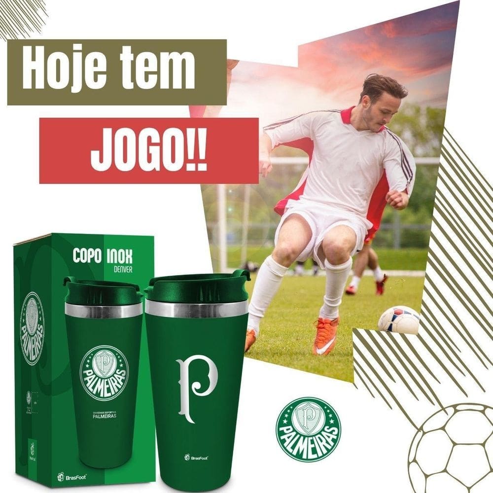 Copo termico emborrachado do para cerveja oficial