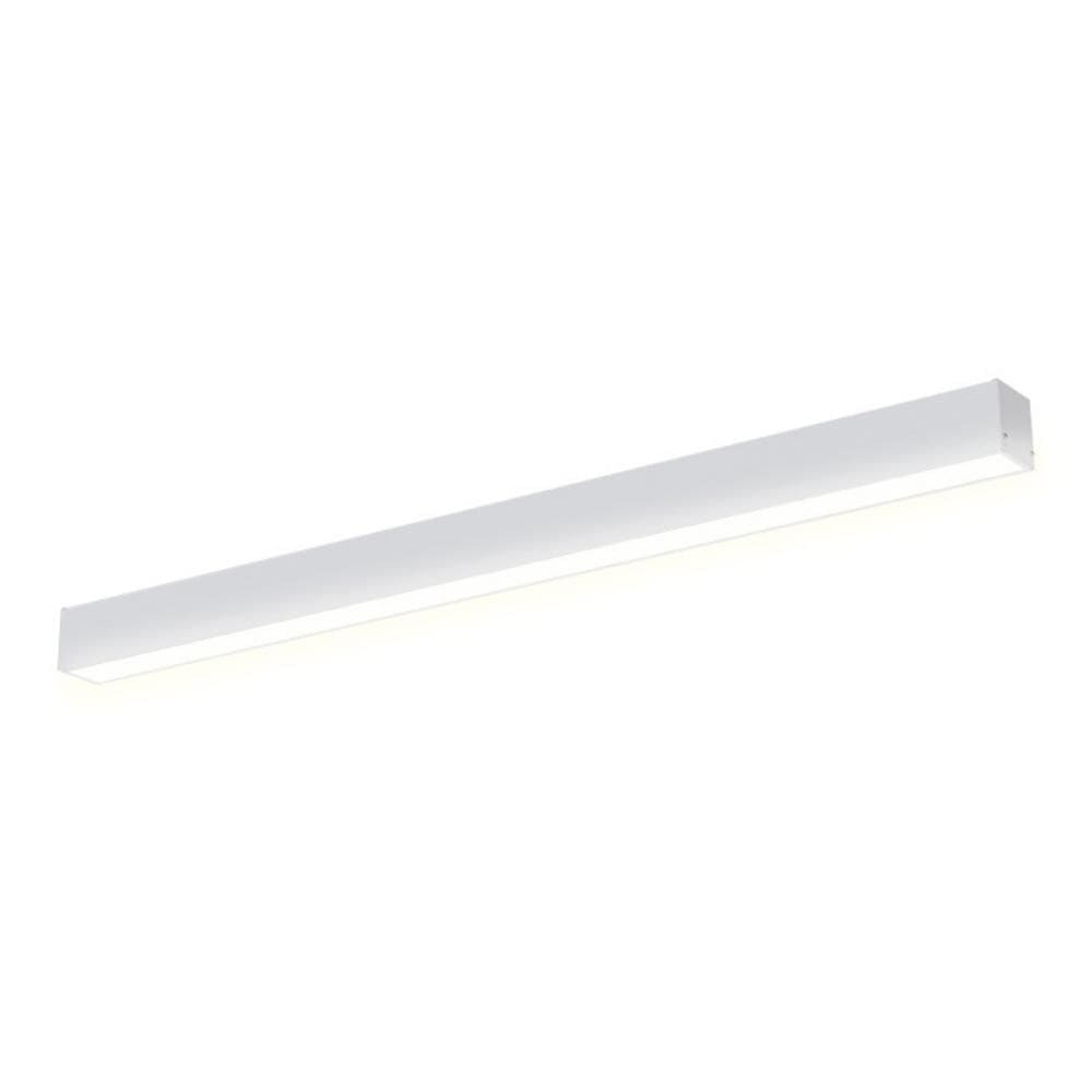 Luminária sobrepor vetor led linear 35w bivolt branca 6500k