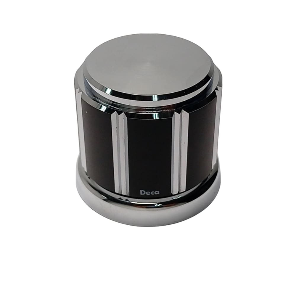 Acabamento para Registros Deca Linha Maxim Cromado e Preto C75 - 4900C75PQ