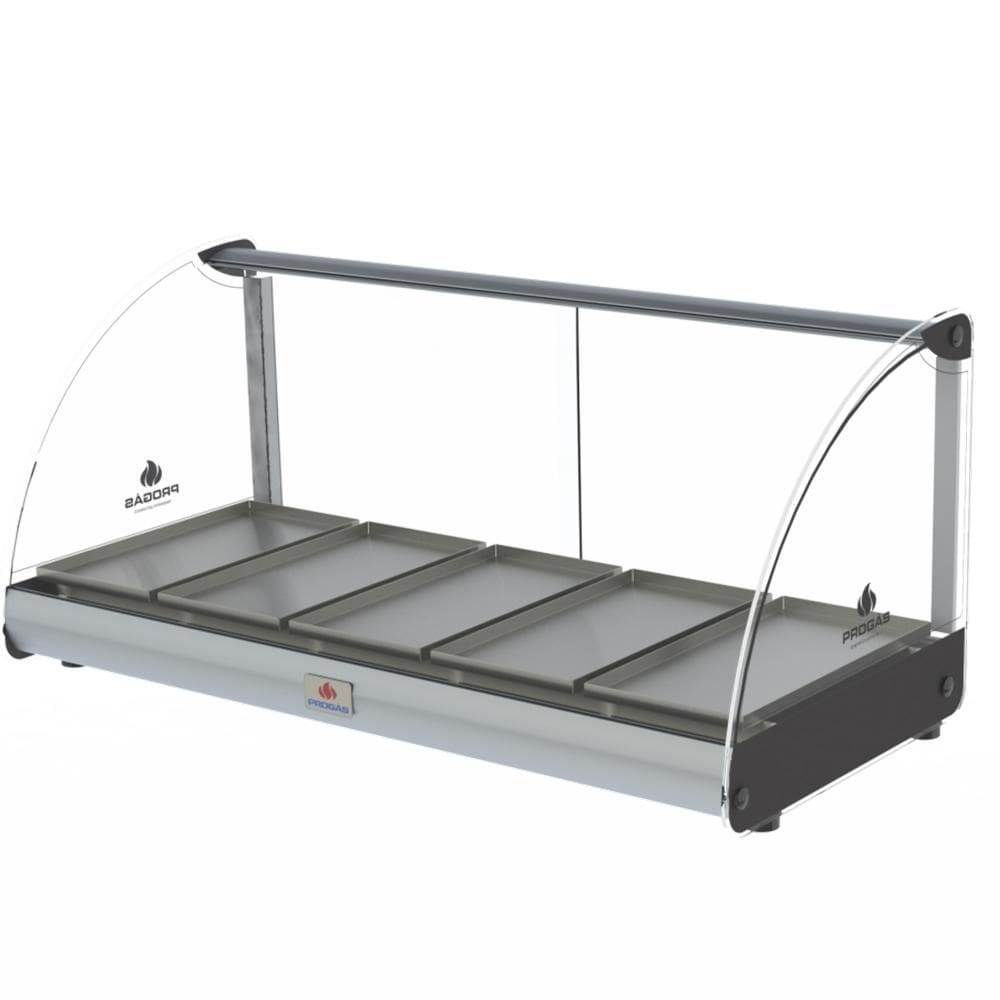 Estufa Curva Elétrica Progás Preta 5 bandejas 127V PRV-05E