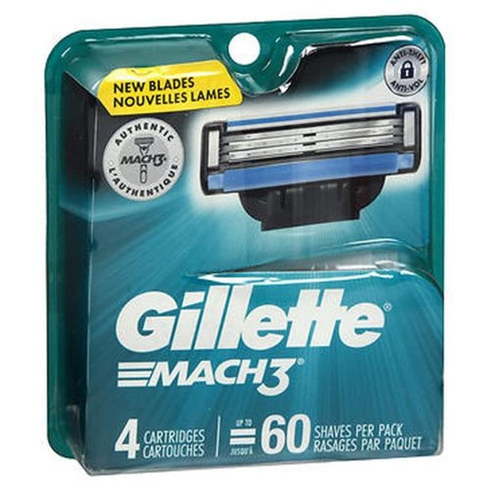 Gillette Mach3 Cartuchos 4 4 Cada por Gillette