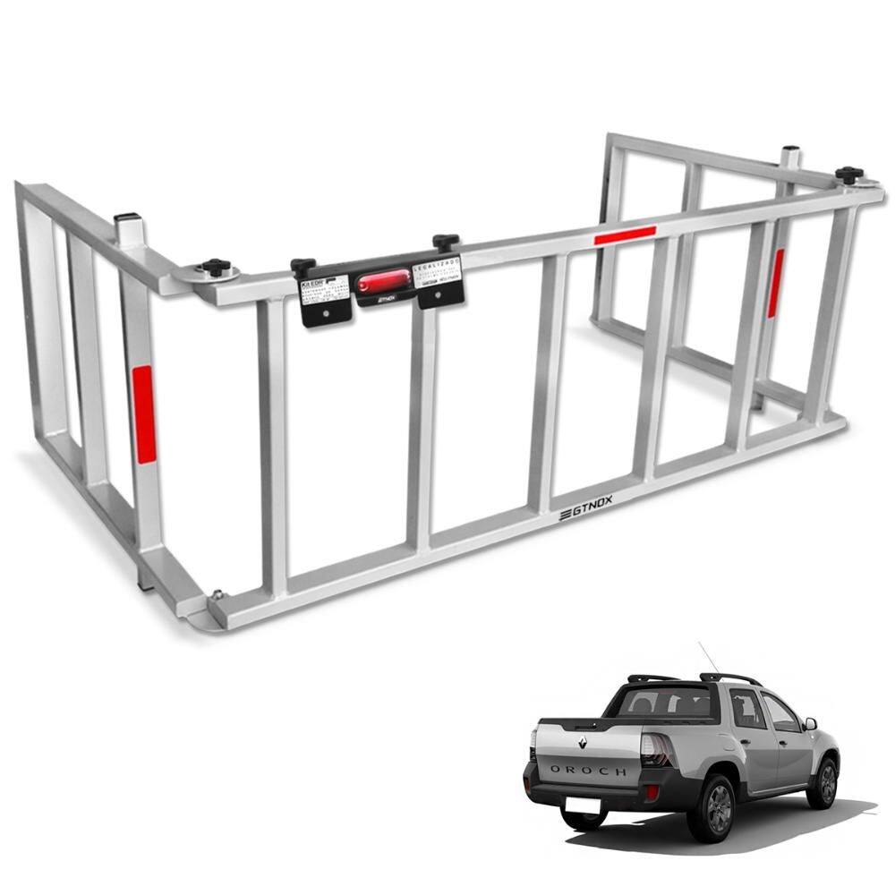 Extensor de Caçamba Oroch 2016 a 2024 Rampa Prata Gtnox