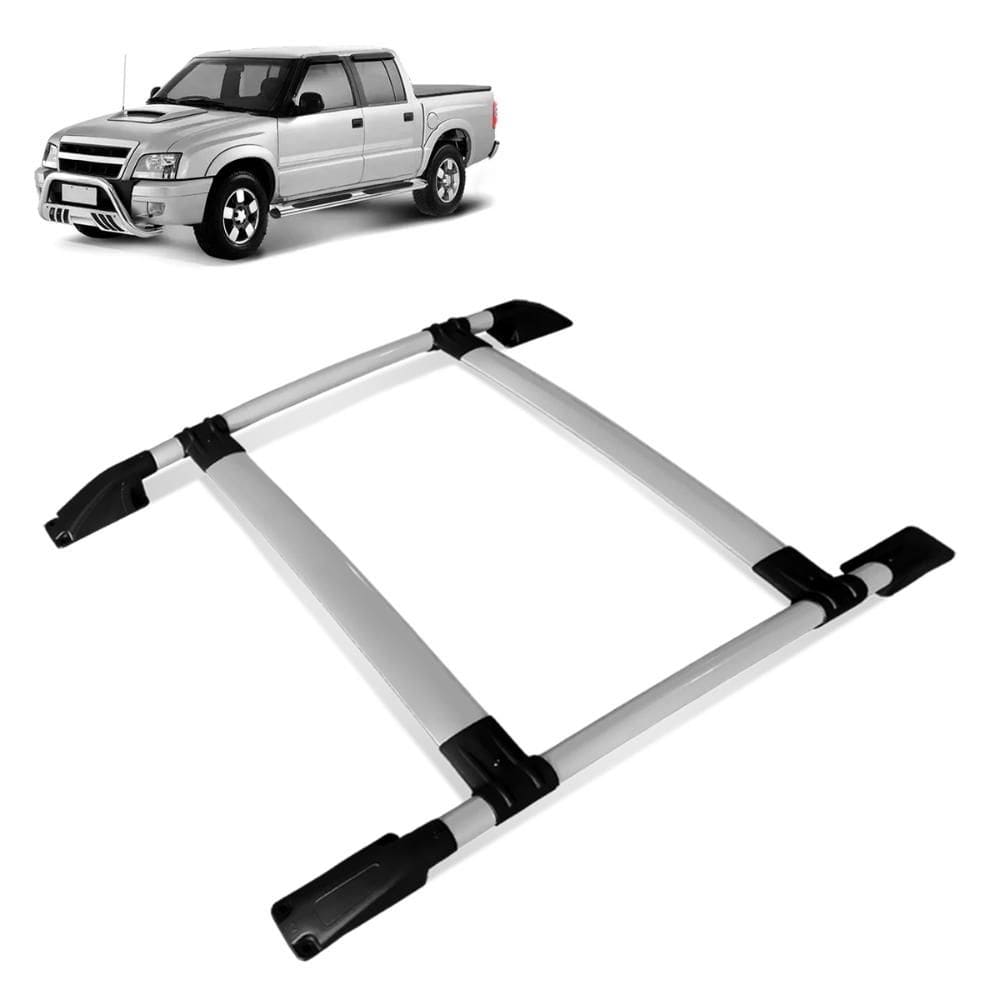 Rack Bagageiro De Teto S10 1995 a 2011 Tubolar Prata