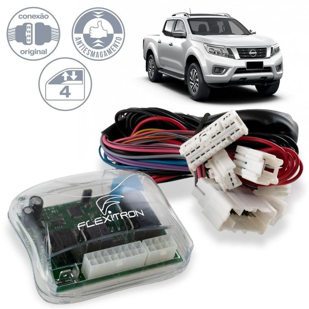 Módulo Vidro Elétrico Frontier 2017 a 2023 Antiesmagamento