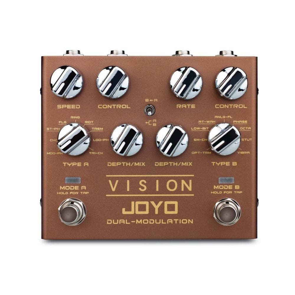 Pedal para guitarra r-09 multi modulação vison joyo