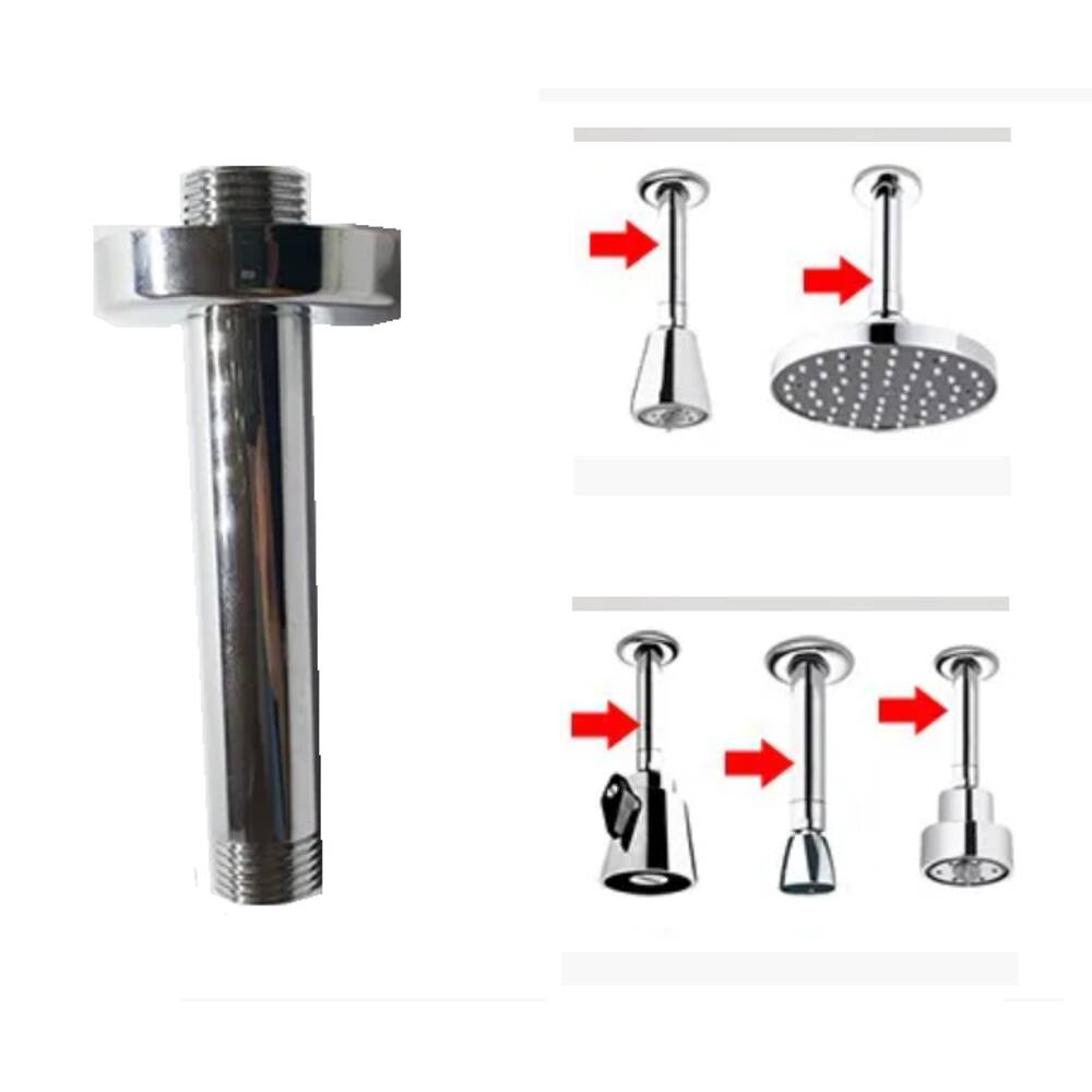 Tubo chuveiro de Teto Fabrimar Cromado 1/2” x 12 - 04603