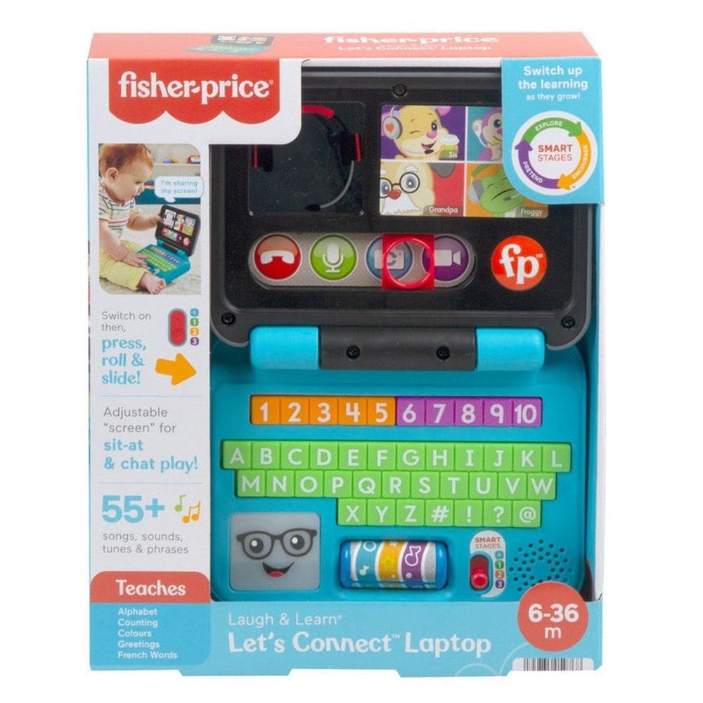 Brinquedo fisher price laptop de aprendizagem - mattel hgw98