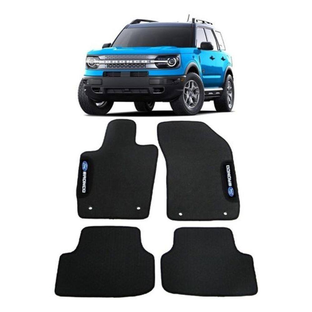 Jogo de tapete automotivo para o bronco em borracha pvc