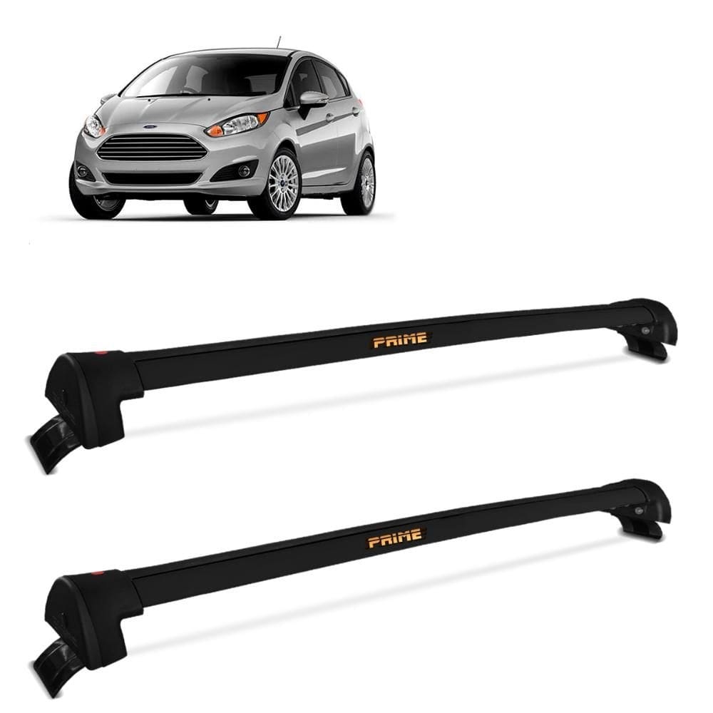 Rack De Teto Travessa New Fiesta 2014 a 2019 Alumínio Preto
