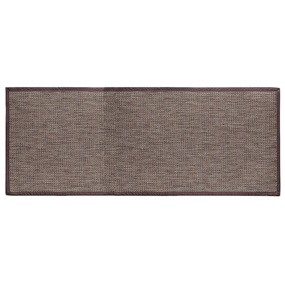 Tapete passadeira pratik bege 45x120cm - jolitex