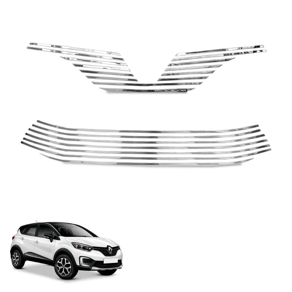 Sobre Grade Captur 2017 a 2020 Aço Inox Cromada Slim Gtnox