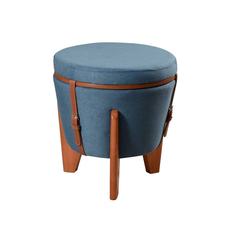 Puff decorativo baú flex tampo para mesa centro zeus