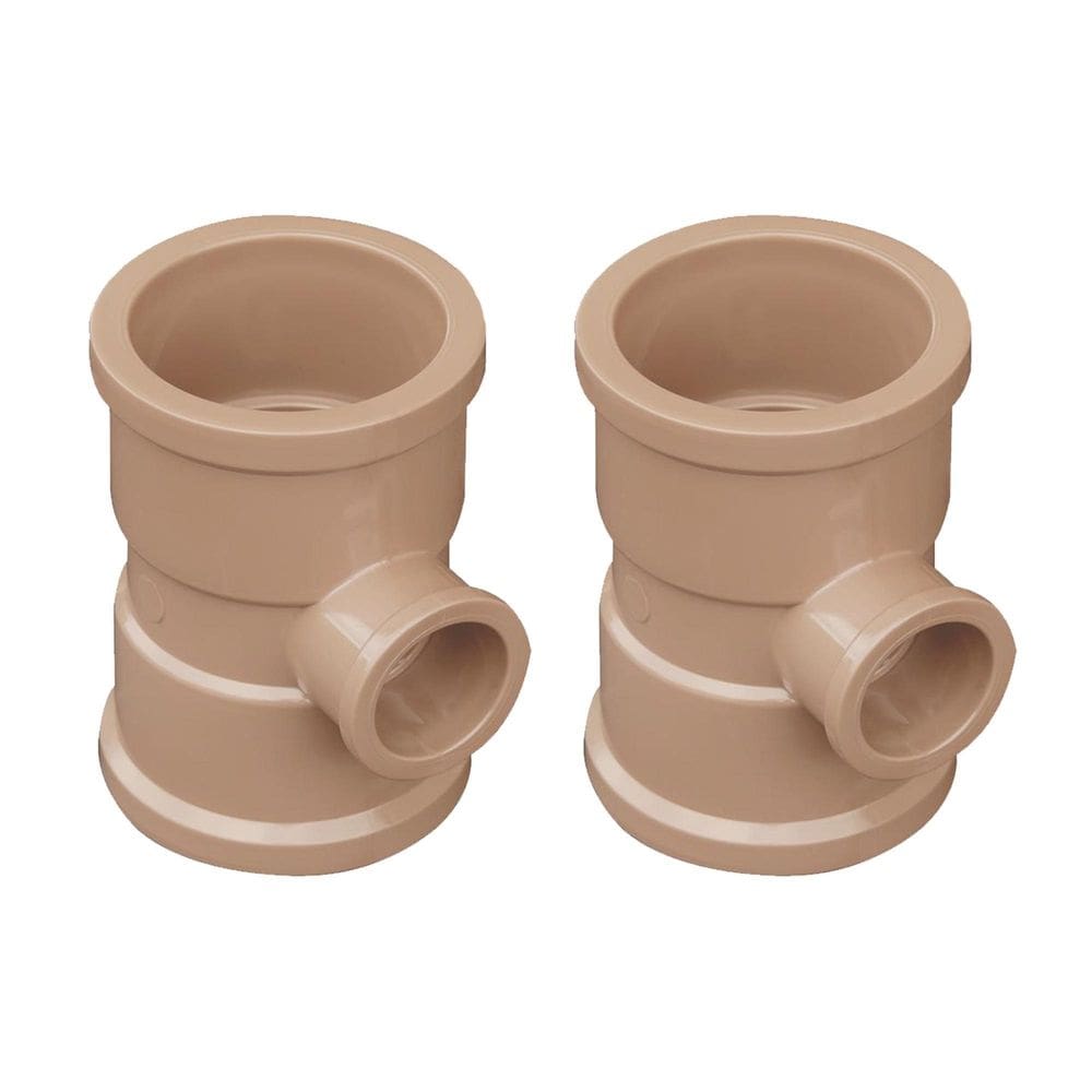 Kit Com 2 Tê De Redução 90º Soldável 50X25Mm - Akato