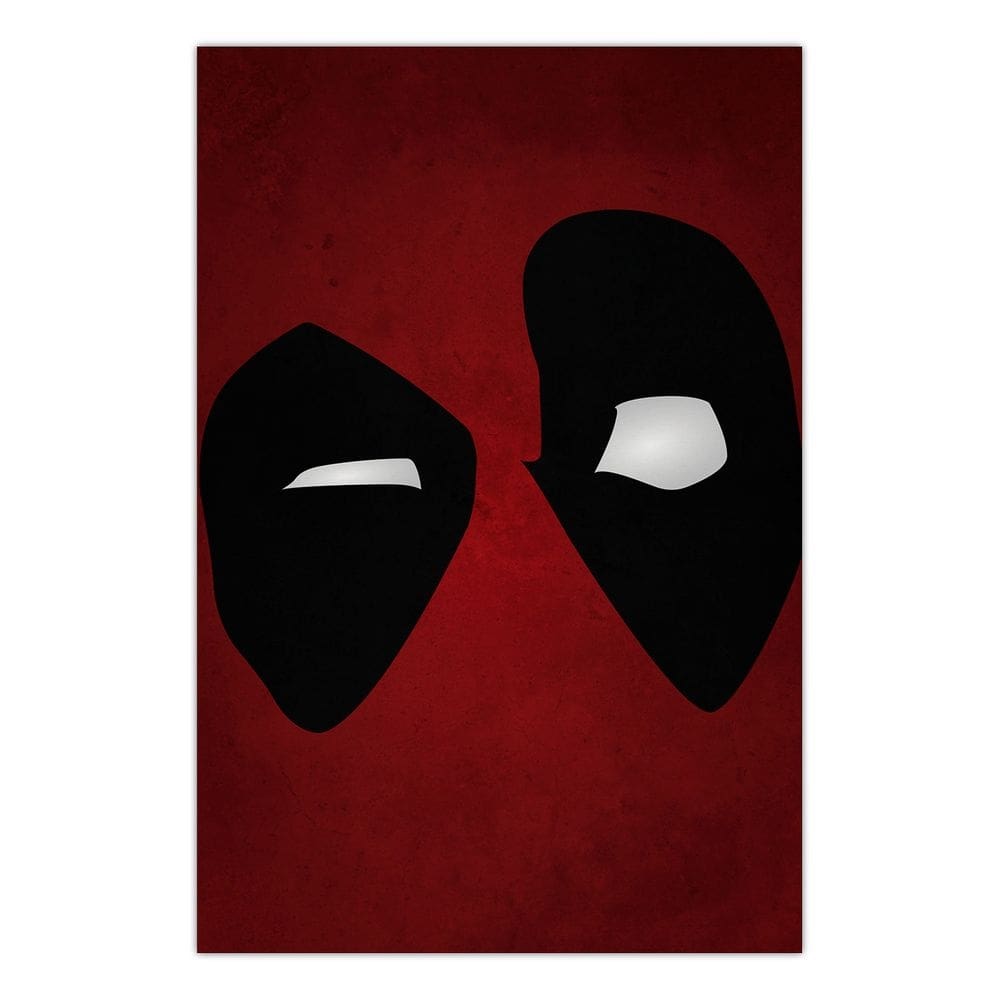 Quadro A4 em MDF Deadpool 001 - Placa