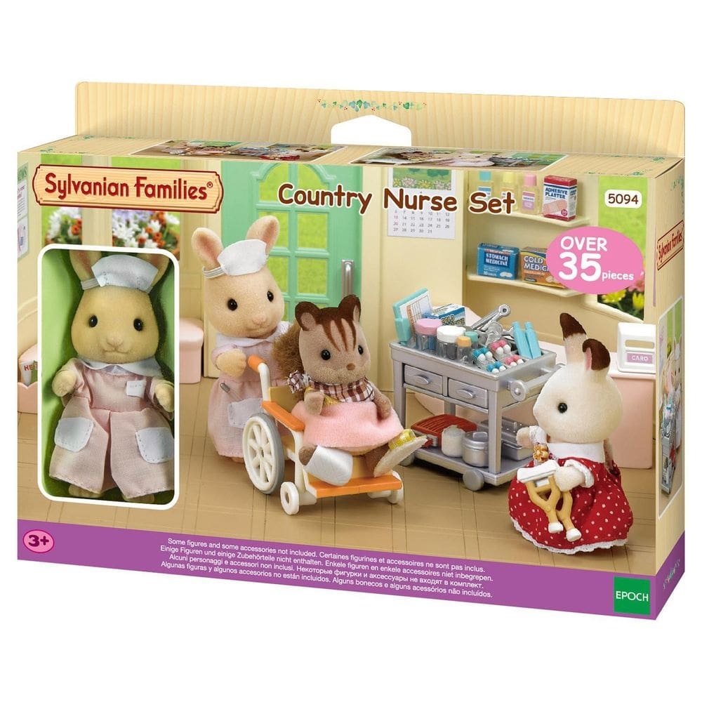 Sylvanian families conjunto enfermeira do campo epoch 5094