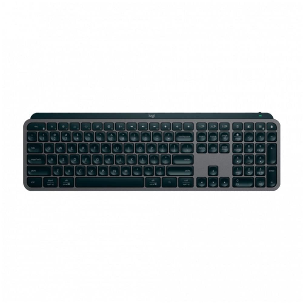 Teclado sem fio logitech mx keys s bluetooth grafite us