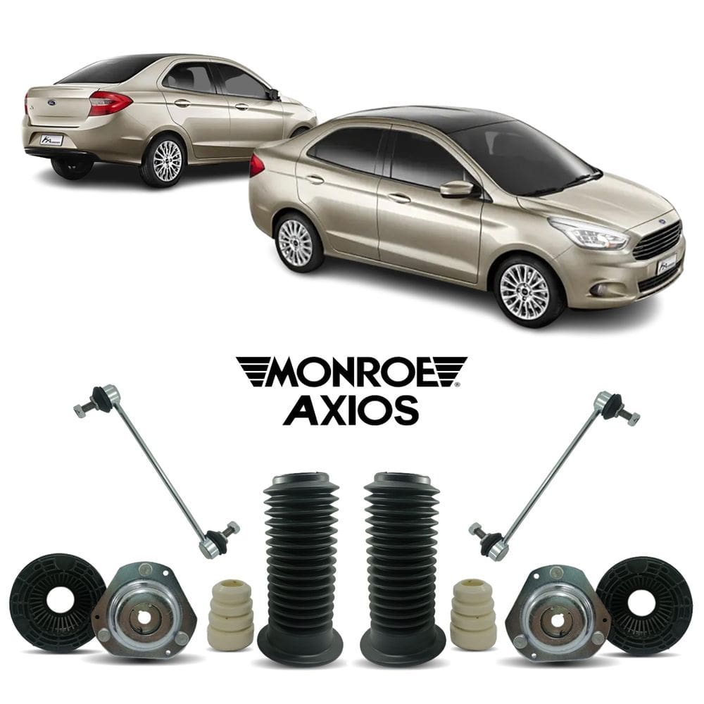 Par kit amortecedor dianteiro ford new ka sedan 2014 a 2019
