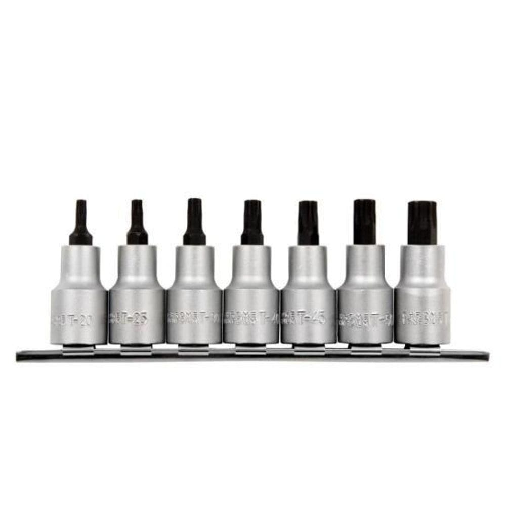 Jogo de Chave Soquete Hexalobular 1/2" Com 7 peças Waft [F002]