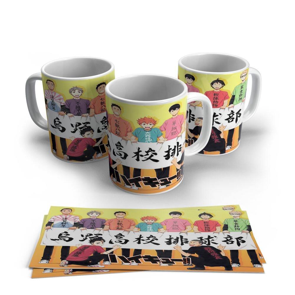 Caneca de Porcelana Haikyuu Anime Mangá 06