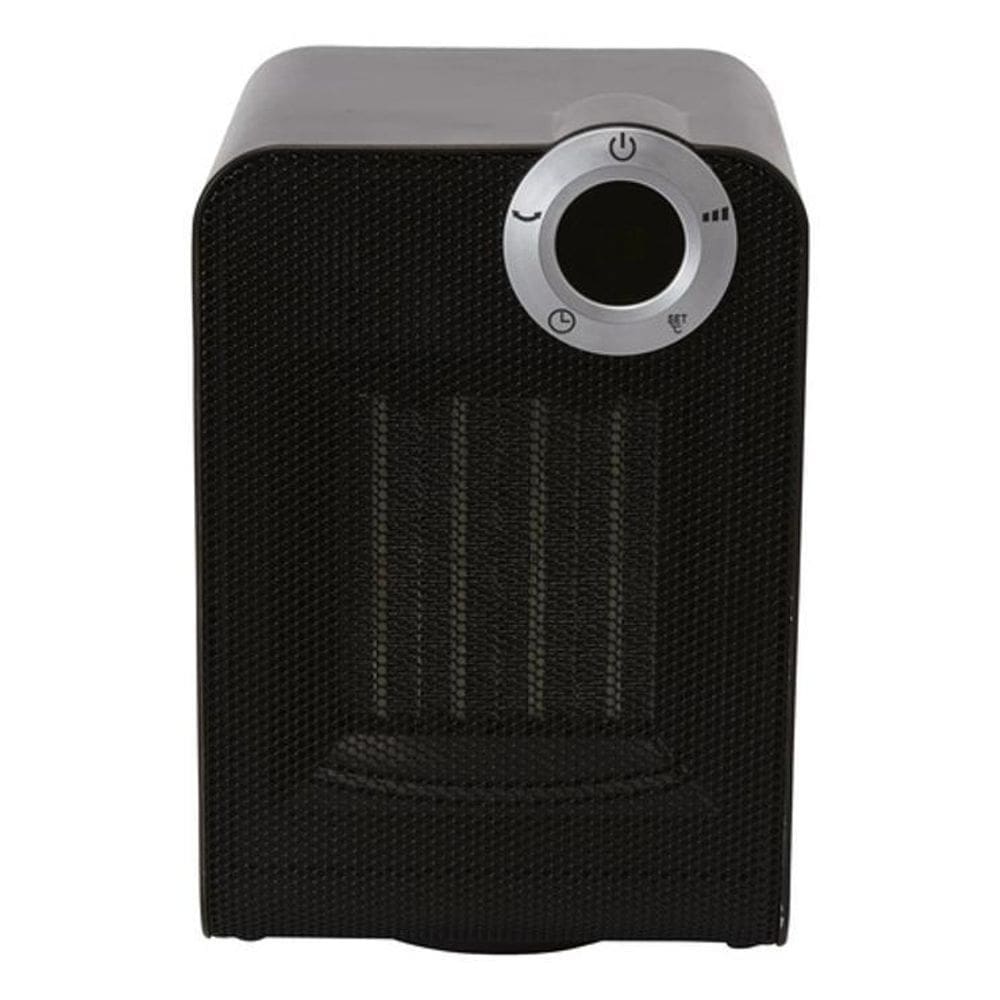 Mini Aquecedor Eletrico Preto Ceramico 1500W 127V Importado