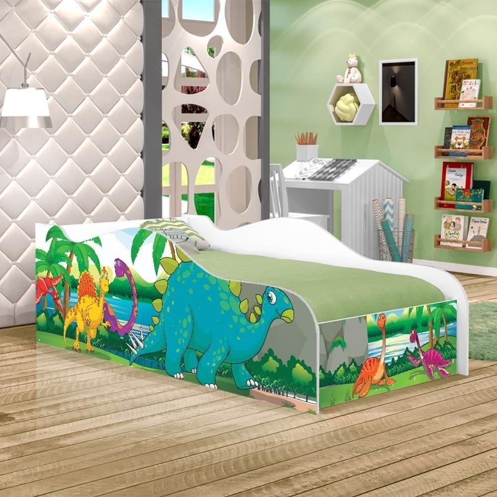 Cama Fun Dinossauro No Lago Solteiro