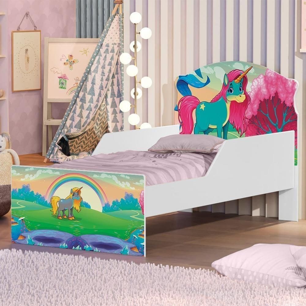 Mini Cama Unicórnio Feliz