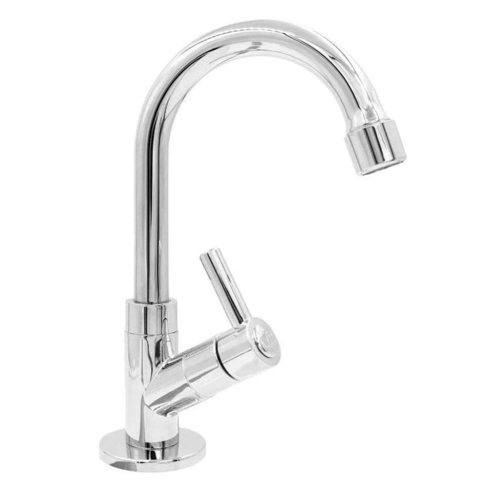 Torneira Lavatório Metal Bica Móvel 1/4 Volta Modelo 1198 C70 - Real Metais