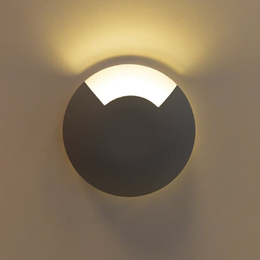 Spot Led Balizador Embutido Solo Preto Branco Quente Ip67 Preto