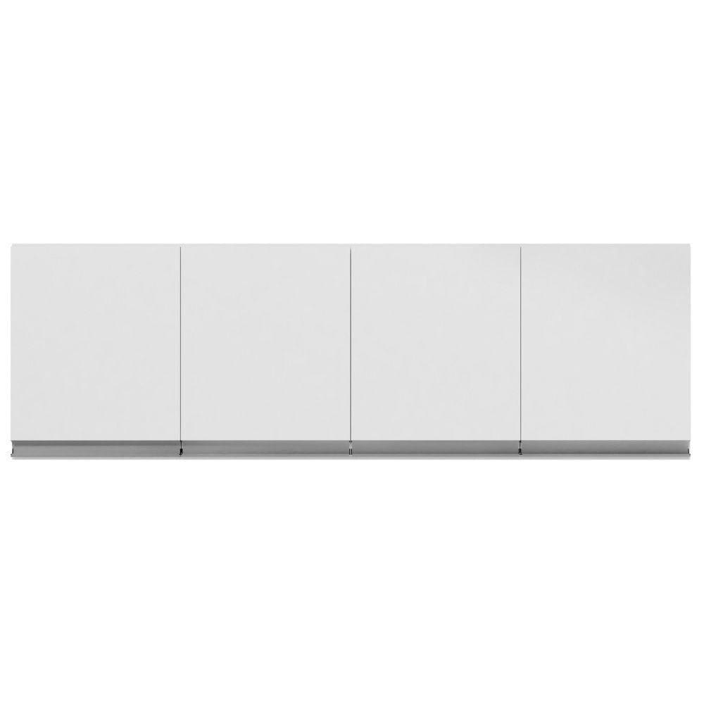 Armário De Cozinha Aéreo Andréia 160Cm 4 Portas Branco