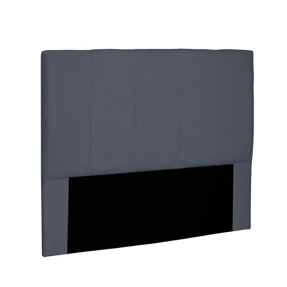 Cabeceira Arizona Cama Box Solteiro 90Cm Cinza