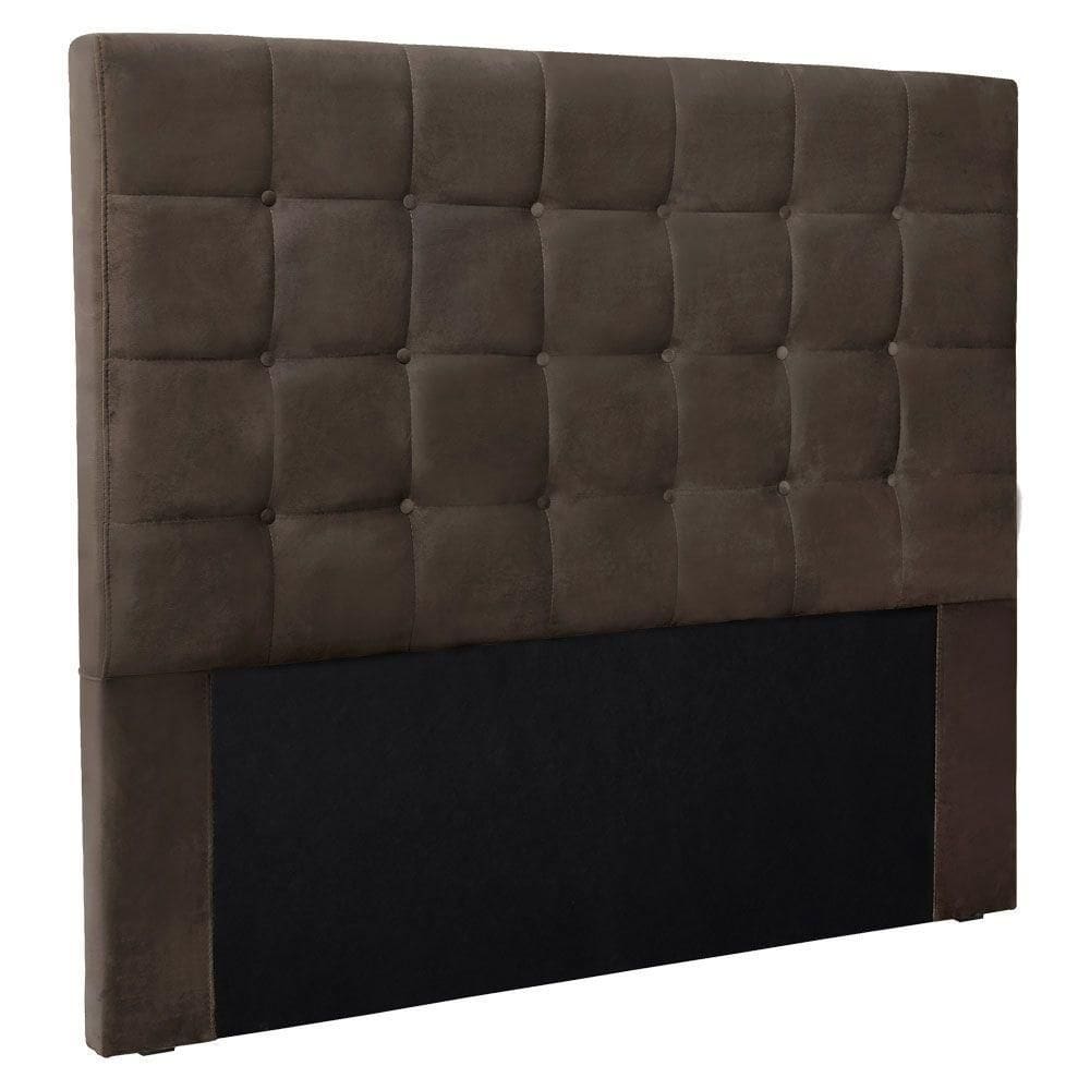 Cabeceira Queen 1,60m Verona Veludo Marrom