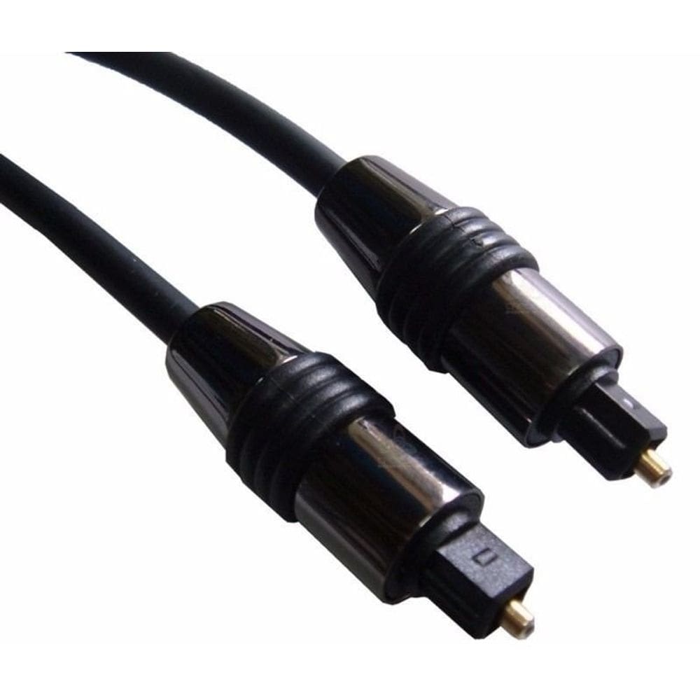 Cabo de audio optico digital 2mts toslink profissional