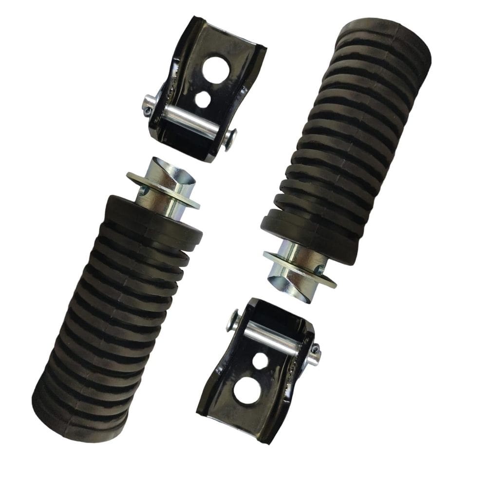 Par pedaleira traseira suzuki intruder 125 - com suporte