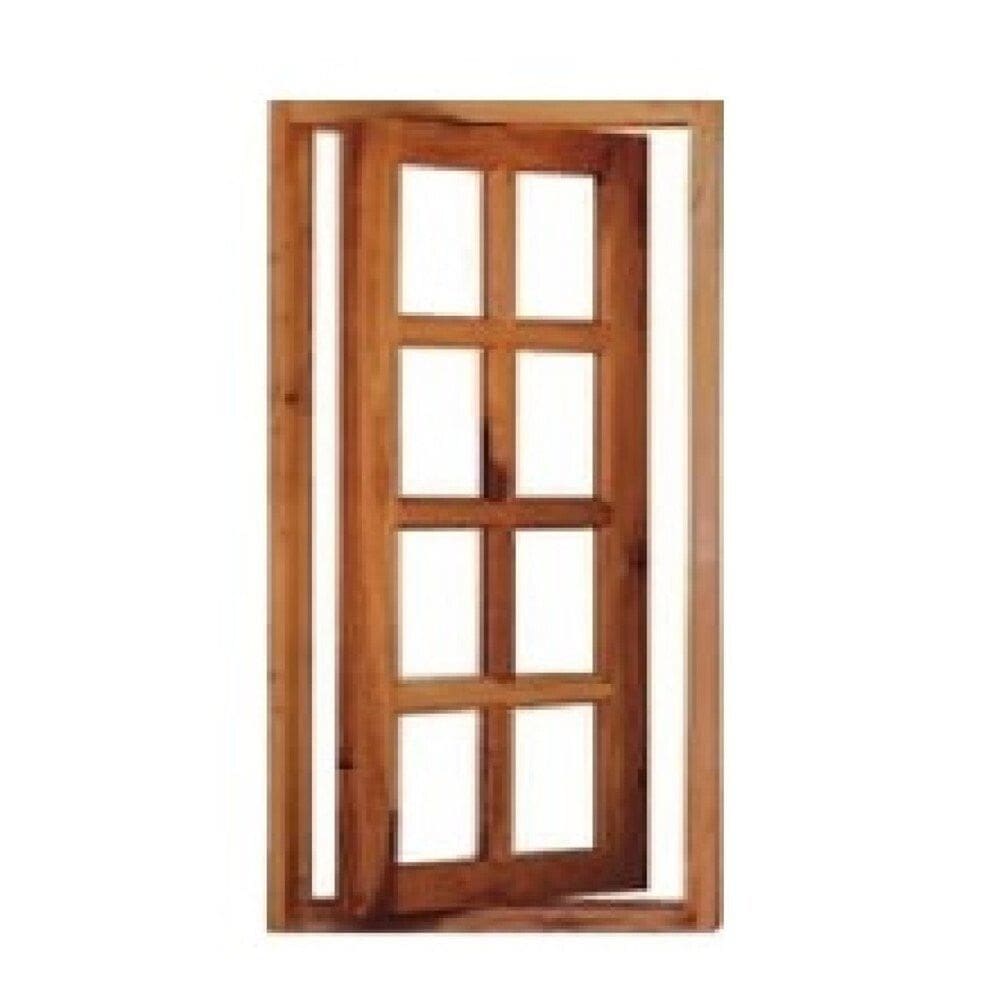 Vitrô Capelinha Pivotante de Madeira Mista Reto 45 x 1,00 Rodam Natural
