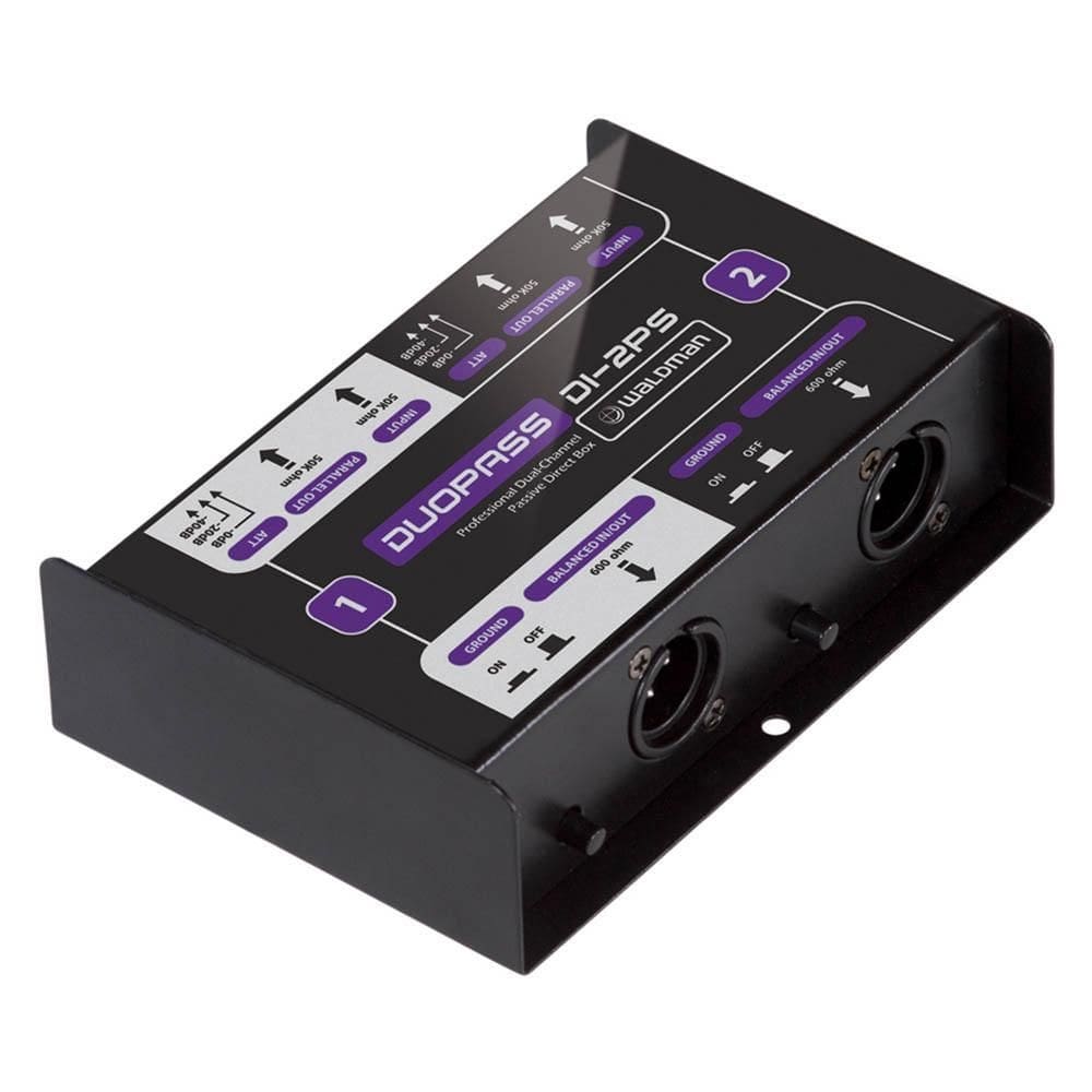 Direct box passivo waldman duopass di-2ps de 2 canais