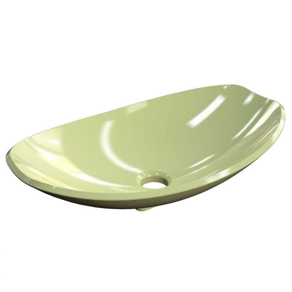 Cuba Pia De Apoio Para Banheiro Canoa Luxo 45 C08 Verde Acqua