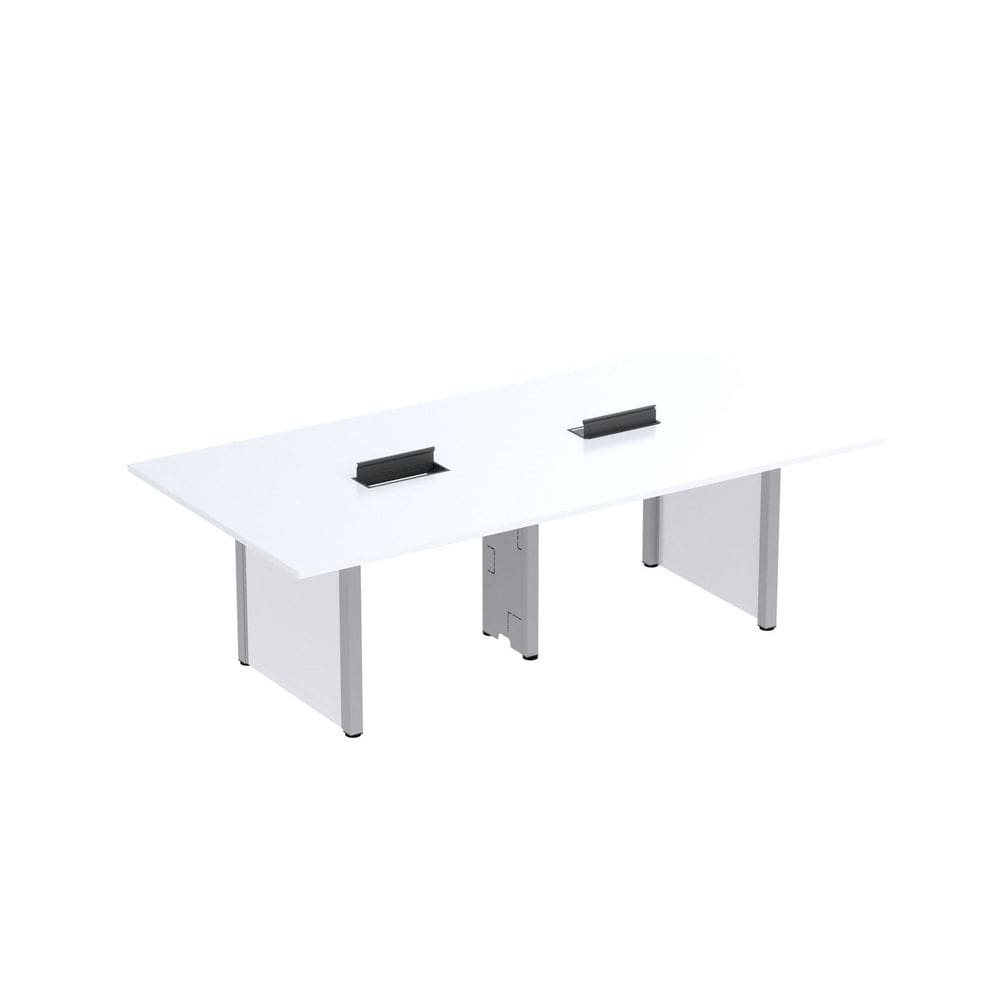 Mesa de Reunião 2400x1200 Mrcpb2412pp Branco/Cinza