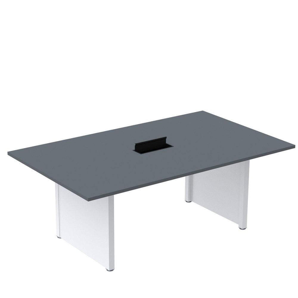 Mesa de Reunião 2000x1200 Mrcpb2012pp Grafito/Branco