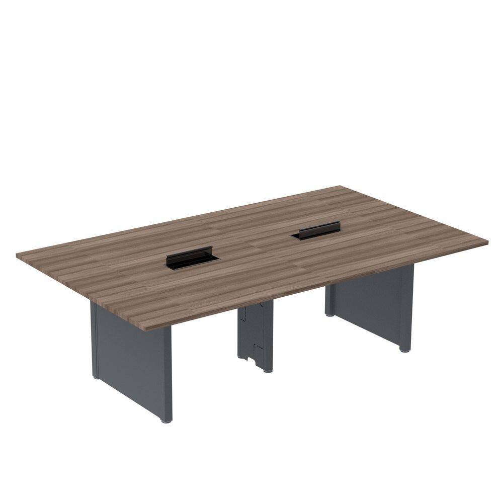 Mesa de Reunião 3200x1400 Mrcpb3214pp Walnut/Grafito