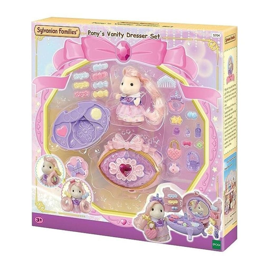 Sylvanian families conjunto penteadeira da pônei - epoch