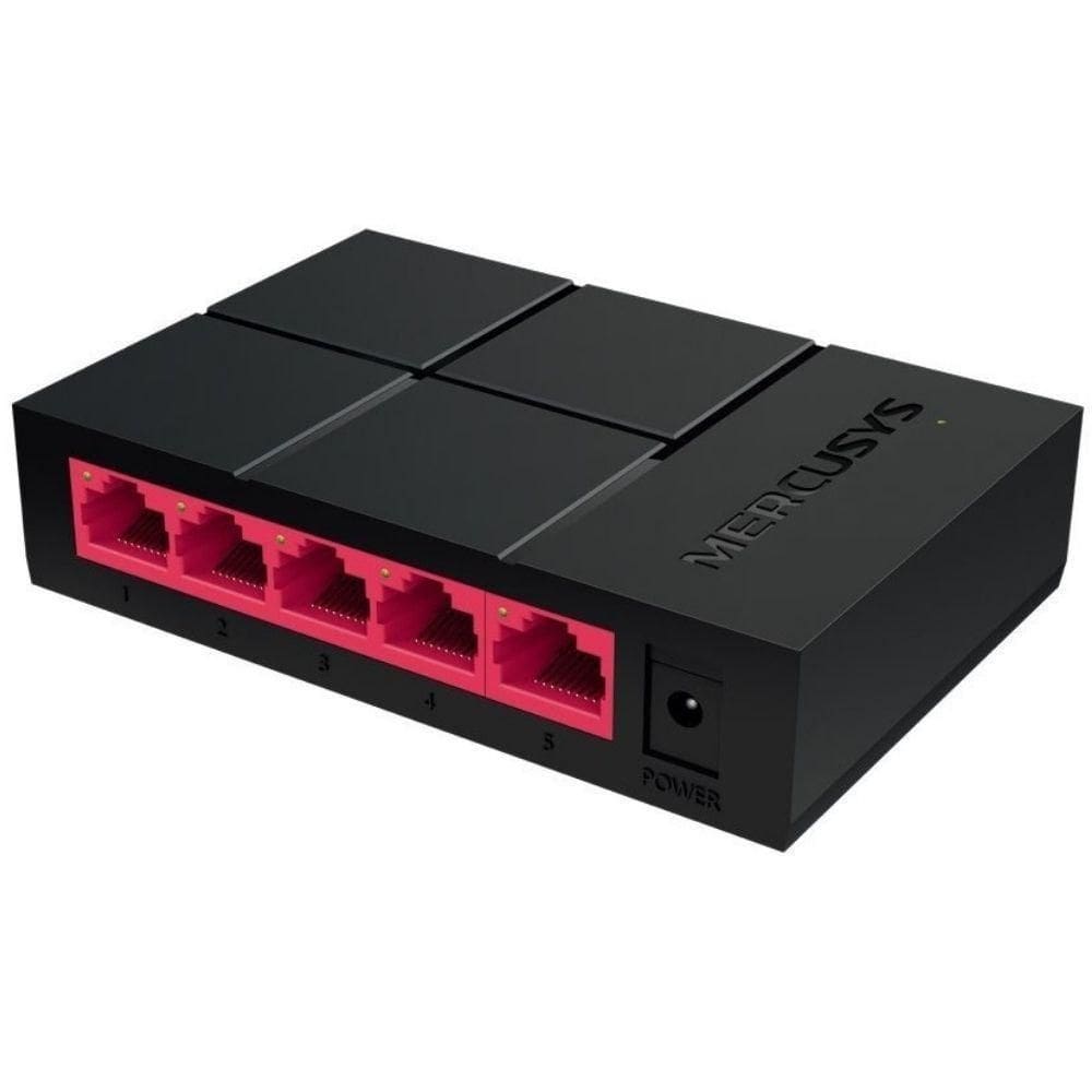 Mercusys hub switch 05p ms105g 10/100/1000mbps