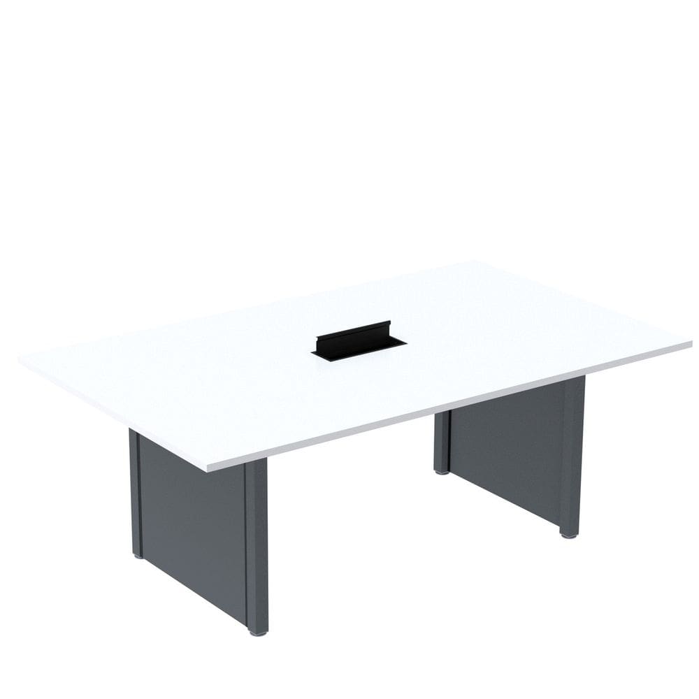 Mesa de Reunião 2000x1200 Mrcpb2012pp Branco/Grafito