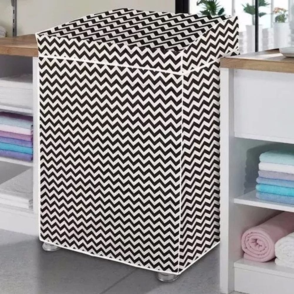 Capa de máquina de lavar roupas flanelada p brastemp 7 e 9kg