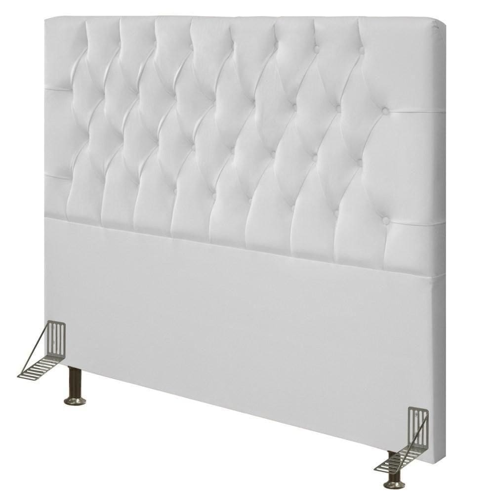 Cabeceira Casal Queen 160Cm Diamante D10Ano Branco