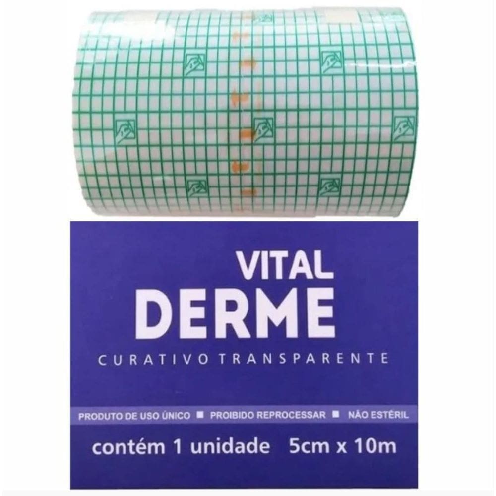 Curativo filme adesivo transparente 05cmx10m - vitalderme