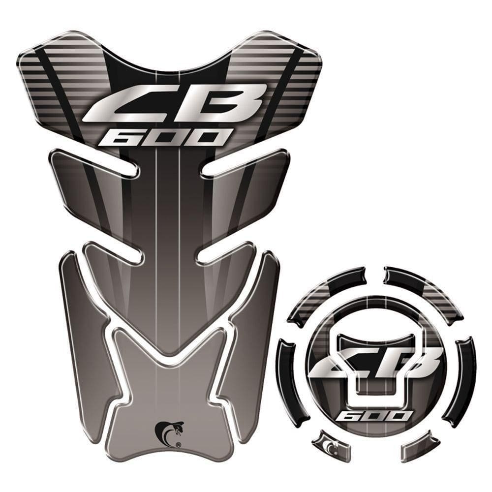 Kit Adesivo Protetor Tanque E Bocal Honda Cb 600 + 2018 Preto Preto