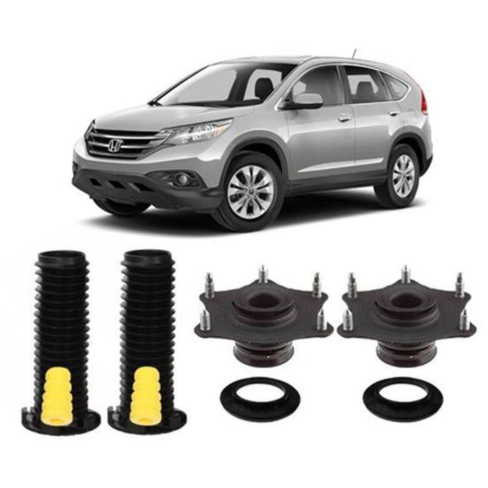 Par kit coxim rolamento batente coifa honda crv 2010 2011 12