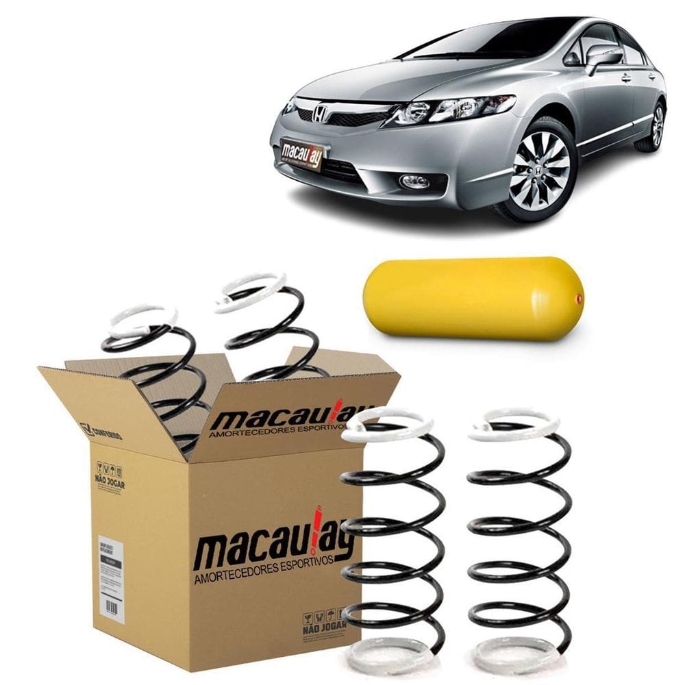 Molas reforçadas gnv - honda civic 2009
